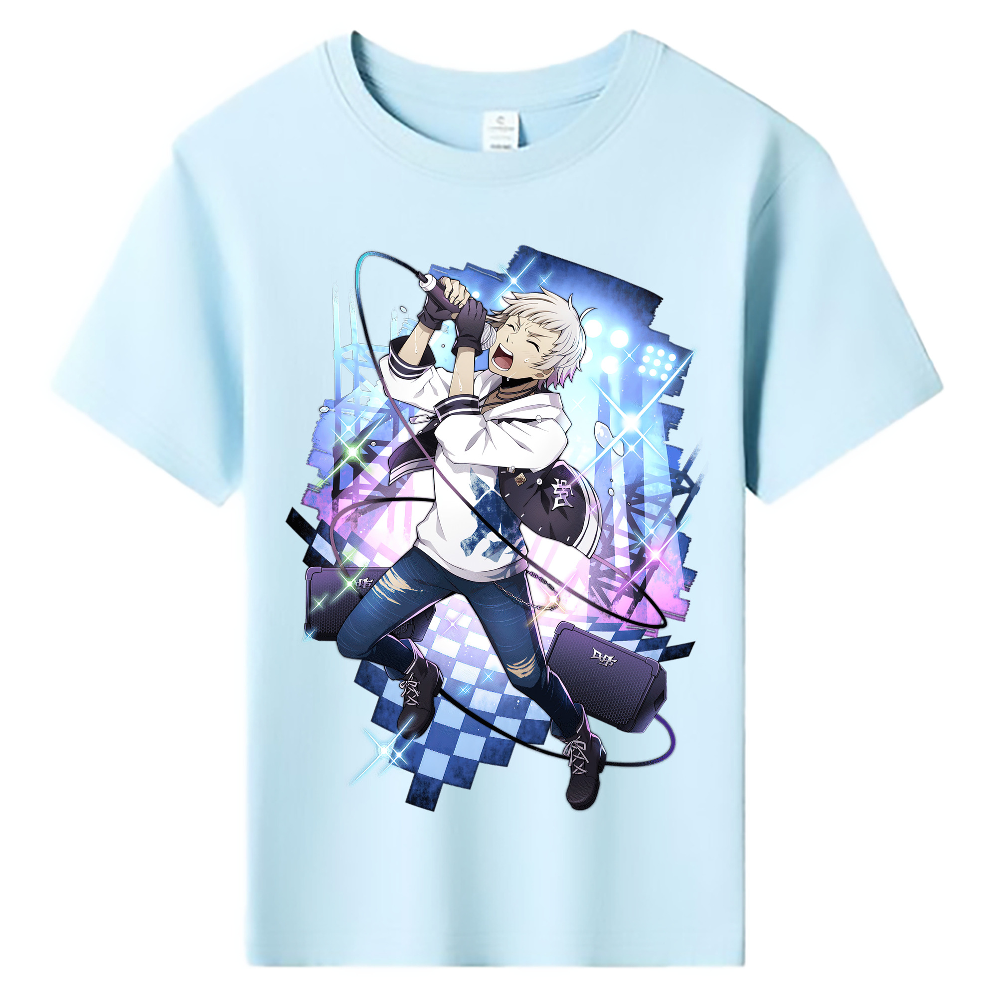 （画像用） 文豪ストレイドッグス Bungo Stray Dogs 綿100％キッズTシャツ（フロントプリント）